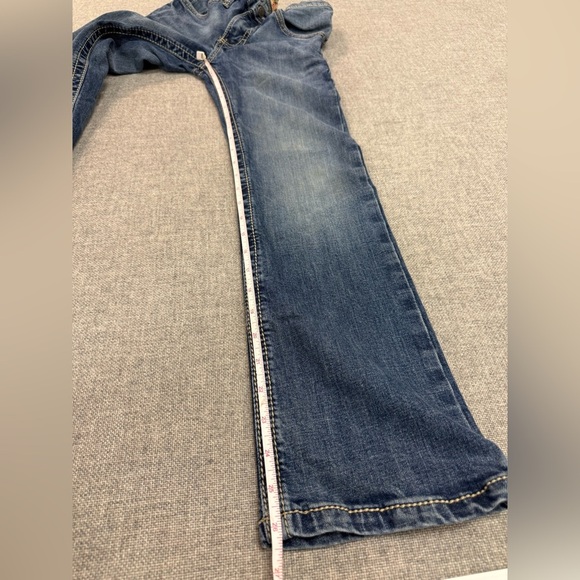 Wrangler 20X Jeans Boys Size 11 Reg Adjustable Waist Straight Leg Dk Denim 0078 - Picture 5 of 10